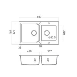 ULTRA GRANITE 804 (86Χ50)