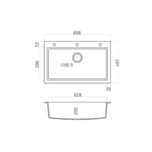 ULTRA GRANITE 815 (70Χ50)