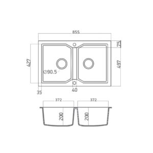ULTRA GRANITE 818 (86Χ50)