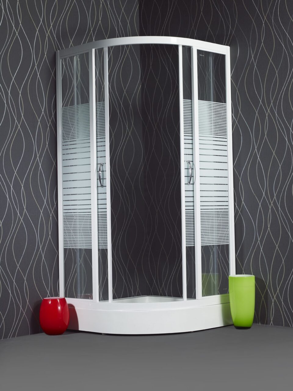 ΚΡΥΣΤΑΛΛΑ A904-80 ΚΥΚΛΙΚΑ ΛΕΥΚΑ 80Χ80Χ183CΜ