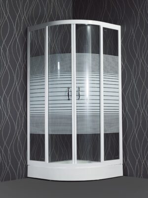 ΚΡΥΣΤΑΛΛΑ A904-90 ΚΥΚΛΙΚΑ ΛΕΥΚΑ 90Χ90Χ183CΜ