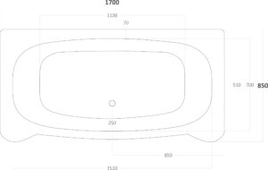 580 ARTEMIS 170 Χ 85 X h. 60cm