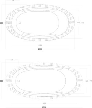 510 SYLVIA 170 Χ 90 X h.56cm