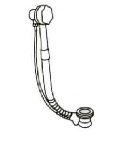 ΒΑΛΒΙΔΑ ΜΠΑΝΙΕΡΑΣ 60CΜ ΟΡΕΙΧΑΛΚΙΝΗ CLICK CLACK ΑΠΟΧΕΤΕΥΣΗΣ