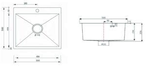 STAINLESS STEEL 5050S VΙSΙΟΝ SΑΤΙΝ 50Χ50 1V